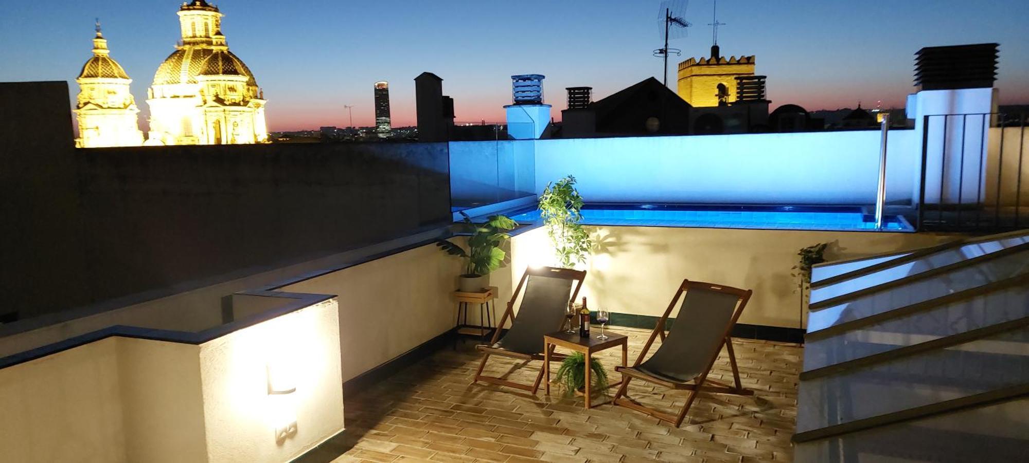 San Luis Downtown & Pool Apartment Sevilla Exterior foto